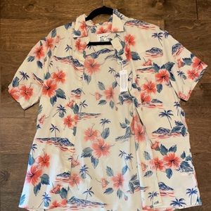 button up hawaiian shirt
